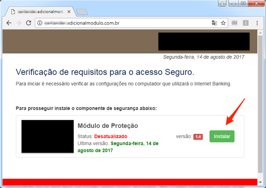fraudulent chrome extension